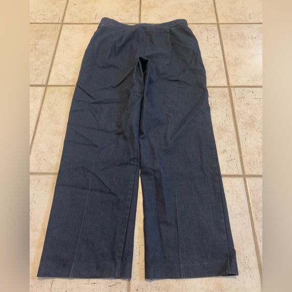 S.C. & CO. Petites 10P Wide Leg Denim Trousers Dark Wash - Picture 4 of 6